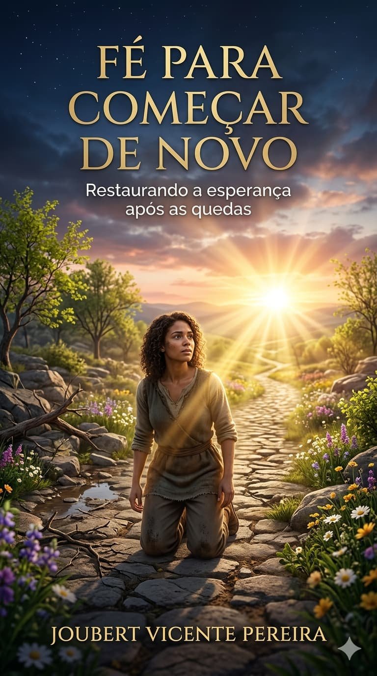 Capa do e-book: Fé para começar de novo